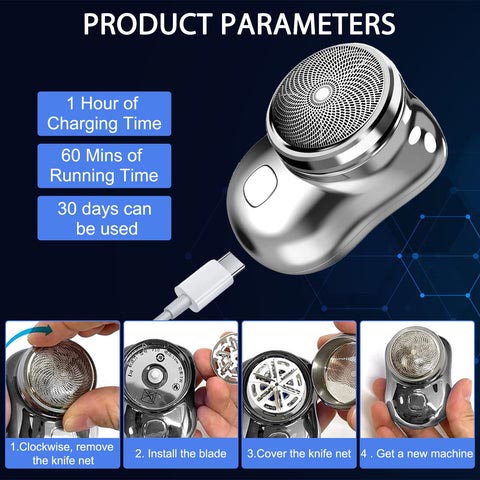 Portable Mini Electric Shaver Machine @ Just 599/-