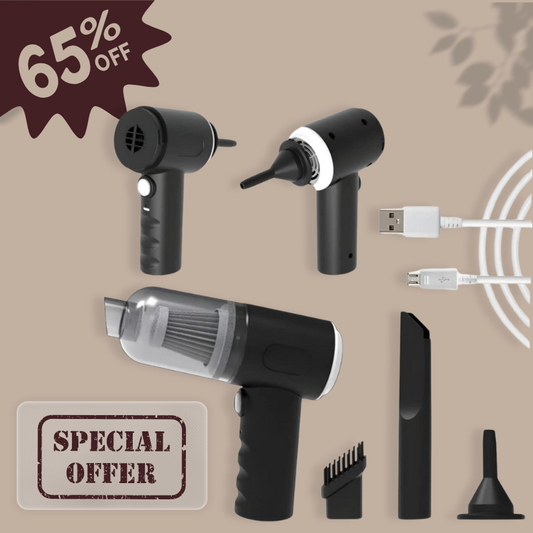 Portable Vacuum & Air Duster (2-in-1)