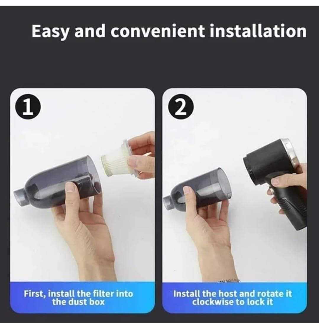 Portable Vacuum & Air Duster (2-in-1)